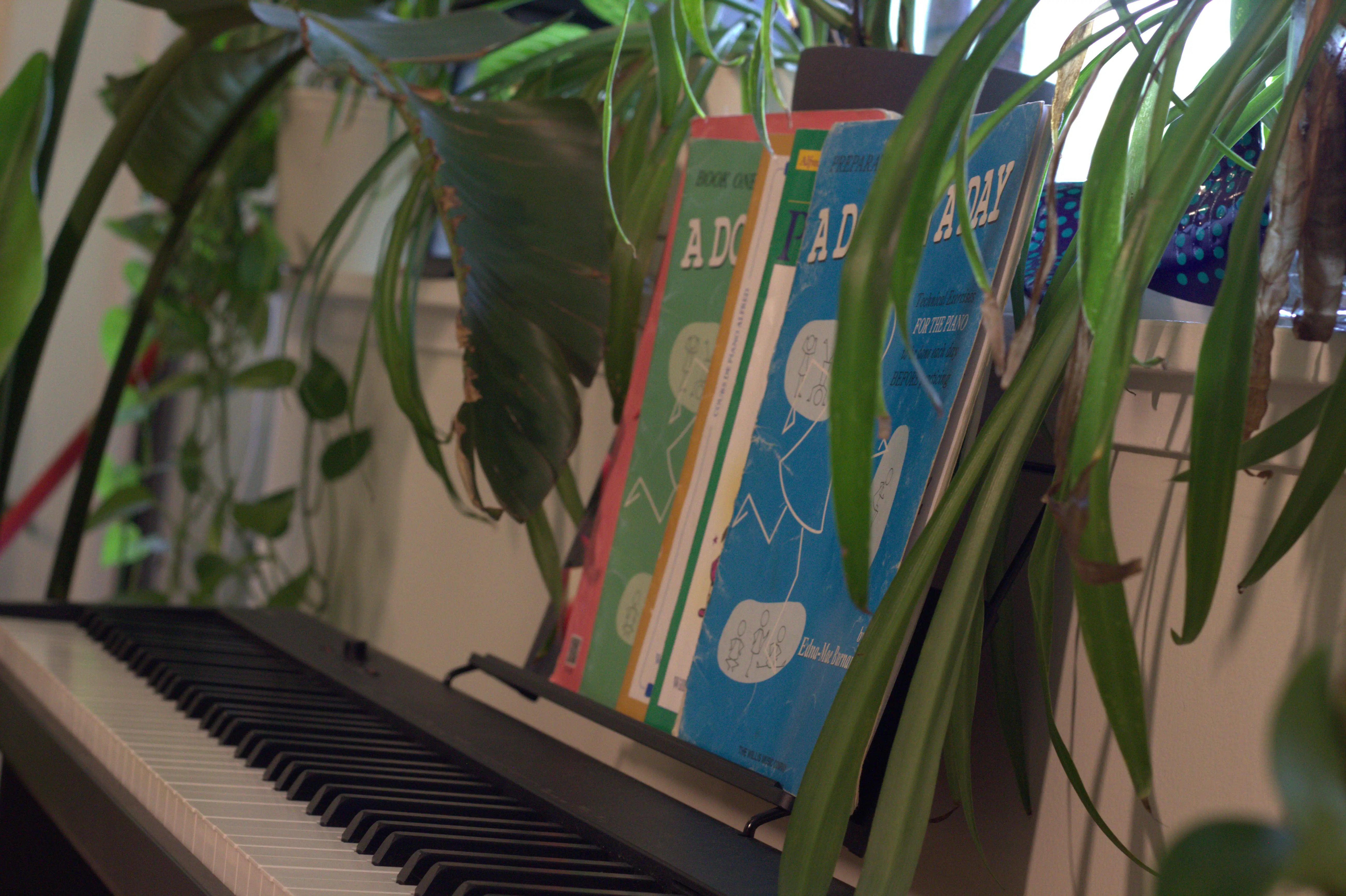 Piano et livres de méthode